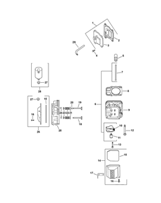 Kohler Cv670-3015 Head, Valve And Breather Diagram and Parts List for Z-FORCES48-KH 53AH5FJB050-22HP Cub Cadet Lawn Tractor